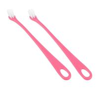 DINHEAROM 2Pcs Soft-Bristle Pet Toothbrushes Gentle Cleaning Dog and Cat Toothbrush for Healthy Gums for Oral Care and Breath Freshening