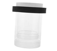 DINHEAROM 2pcs Transparent Floating Fish Tank Breeder Box with Fine and Coarse Mesh Fish Incubator for Aquarium Fry Isolation and Safe Hatchery