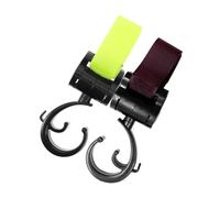 DINHEAROM 2pcs Universal Stroller Strap Hooks for Shopping Bags and Motorcycles, Easy to Attach and Detach Plastic and Fabric Clips, Multifunctional Design for On-the-go Use and Outings