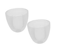 DINHEAROM 2pcs Wide Neck Milk Bottle Replacement Lids Plastic Feeding Bottle Caps Dustproof Covers for Travel and Family Use