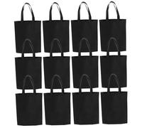 DINHEAROM 30pcs Non-Woven Fabric Reusable Shopping Bags with Handles for Groceries Party and Travel
