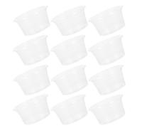 DINHEAROM 30Pcs Small Plastic Reptile Feeding Bowls and Water Dishes for Geckos Lizards Crested Gecko Accessories Suitable for Terrarium Tanks