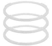 DINHEAROM 3pcs Facial Steamer Water Tank Rubber Seal Replacement Rings, 4.33' Hot Spray Steamer O-rings with Reliable Performance and Easy Maintenance for Facial Treatments and Professional