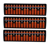 DINHEAROM 3pcs Math Abacus Chinese Student Abacus for Mental Arithmetic Preschool Math Learning Tool Educational Counting Frame for School and Home Use