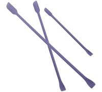 DINHEAROM 3pcs Silicone Spatula for Makeup Cosmetic Mini Spatulas Tiny Tips for Beauty as Bottle Scraper Tool for Face