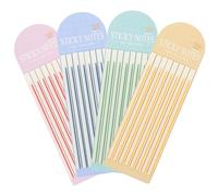DINHEAROM 4 Books of Highlighter Strips for Reading, Colored Sticky Tabs with Pet Material, Covers Text Without Blocking, Simple Design for Beginners