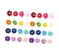 DINHEAROM 40pcs Petal Dog Hairpins Creative Mixed Color Pet Hair Ties for Stylish Grooming and Everyday Wear for Puppies and Cats for Special Occasions