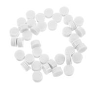 DINHEAROM 40pcs Plastic Bearing Spinners Nail Art Rotating Charm Bearings 0.5x0.4 Inch White Smooth Rotation Universal Compatibility Stylish Full Wrap Design for Nail Rotary Crafting Jewelry