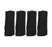 DINHEAROM 4pcs Billiard Cue Burnisher Cloth for Pool and Snooker Soft Double-sided Velvet Cleaning Rag for Cue Shaft Maintenance Carbon Shaft Protector Quick Grease Chalk Residue Removal