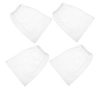 DINHEAROM 4pcs Non-woven Nail Dust Collector Bags Thickened Dust Collection Filters for Nail Art Vacuum Cleaner Small Size Replacement Pouches for Equipment Storage