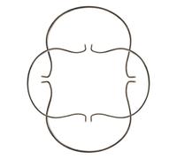 DINHEAROM 4pcs Teapot Handle Replacement Stainless Steel Compact Easy to Install for Pottery Teapots and Kettles for Tea Enthusiasts in Kitchen Tea Making
