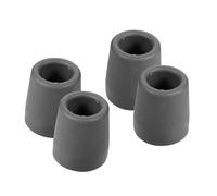 DINHEAROM 4pcs Walker Tips Replacement Slip Stick Pads for Crutches and Canes Non Slip Crutch Tips
