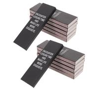 DINHEAROM 50pcs Blank Matchstick Boxes with Striker - Pull-Out Match Containers with Slide-Top - Vintage Paper Match Stick Holder for Candle Lighting Craft Projects
