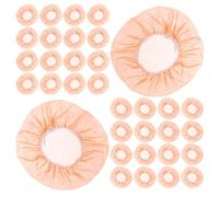 DINHEAROM 50pcs Orange Fire Detector Cover for Electronic Alarm and Fire Alarm System, Plastic Protective Dust Cover for Factories and Households, Extends Device Lifespan with Dust