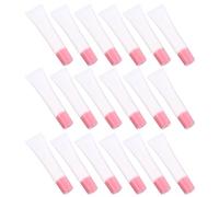 DINHEAROM 50pcs Reusable Plastic Lip Balm Tubes Lightweight Empty Makeup Containers for Handmade Lipstick Subpackage, for Cosmetic DIY and Travel Use