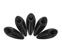 DINHEAROM 5Pcs Black Nylon Bicycle Frame Plugs Internal Wiring Routing Inserts Cable Routing Buckle for Mountain Bike Repair and Replacement