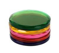 DINHEAROM 5Pcs Eyelash Extension Holders False Eyelashes Pads Multi-Color Grafting Tray Makeup Supply for Women Professional Lash Adhesive Support