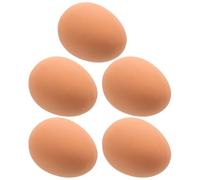 DINHEAROM 5pcs High Elasticity Rubber Bouncy Egg Dog for Small Dogs and Puppies, Interactive Grabbing Chewing Suitable for Indoor and Outdoor Play