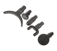 DINHEAROM 5pcs Replaceable Plastic Head Massager Attachment Set for Fitness Massager, Includes and Big U Shape Heads, Promotes Muscle Development and Maintains Body Flexibility,