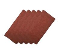 DINHEAROM 5pcs Washable Microfiber Guinea Pig Blankets Small Animal Cage Liners Reusable Pet Pee Pads Soft for Rabbits Hamsters and Pets Brown