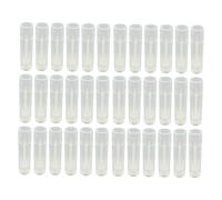 DINHEAROM 60PCS Refillable Empty Lipstick Tubes DIY Lip Balm Containers for Travel Small Lightweight Cosmetic Storage with Natural Material for Custom Lip Care