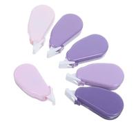 DINHEAROM 6pcs Portable Correction Tape Set Small Purple Eraser Tape for Students and Office Use for Writing and Journalling Supplies