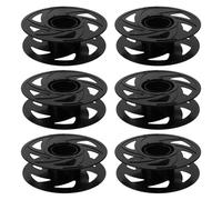 DINHEAROM 6PCS Reusable Filament Spool: Empty 3D Printer Filament Storage Spool - Plastic Reel Holder for Storage Winding Reels & Cords