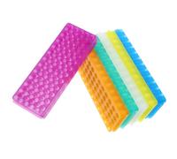 DINHEAROM 6Pcs Test Tube Rack 60-Hole Double-Sided Holder for 0.5/1.5/2Ml Pcr Centrifuge Tubes for Scientific Experiments