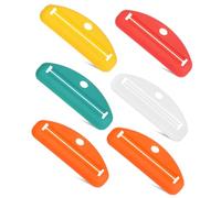 DINHEAROM 6pcs Toothpaste Tube Squeezer Dispenser Compatible Travel Toothpaste Squeezer Whitening
