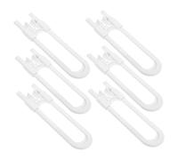 DINHEAROM 6pcs U-Shaped Cabinet Door Locks Childproof Safety Latches for Kitchen Living and Bedroom Locks for Safety