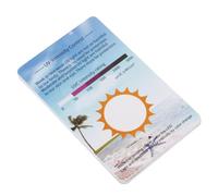 DINHEAROM 6pcs UV Identifying Test Cards for Reptile Terrariums, Uv-c Detection and Light Intensity Measurement, Sturdy Color-changing UV Testing Tools for Pet Tanks and Outdoor Use