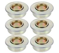 DINHEAROM 6pcs Wheelchair Wheel Bearings - Reinforced Metal Front Fork Bearings for Caster Wheel Maintenance - Ideal for Drive Rollator Part Replacement