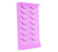 DINHEAROM 7pairs Natural False Lashes for Women Classic Lashes Safe Materials Easy to Apply for Cosplay Party Stage