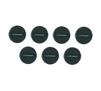 DINHEAROM 7pcs Green Dual-use Makeup Sponges Powder Puff Set for Wet and Dry Application Cosmetic Tools for Face Foundation and Loose Powder