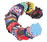 DINHEAROM 80 Pcs Pet Replaceable Darts Flights with Unique Pattern Tails, Wear-Resistant Balance Darts Wings Set for Game Room and Leisure Sports