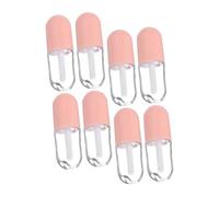 DINHEAROM 8pcs Empty Lip Gloss Tubes 5ml Refillable Plastic Polypropylene Lip Oil Bottles with Smooth Surface for Women