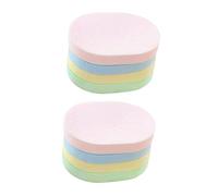 DINHEAROM 8Pcs Facial Cleaning Sponges Soft Makeup Removal Pads for Lightweight Skin Friendly Material Random Colors for Daily Skincare Routine Random Color