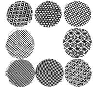 DINHEAROM 8pcs Hair Nets for Women Snoods Invisible Bun Covers Hair Nets for Buns for Women Assorted style