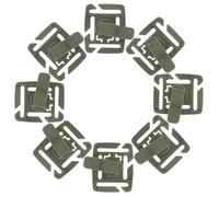 DINHEAROM 8pcs Rotating Water Bladder Hose Clips for Hiking Backpack Anti-Slip Hydration Pack Tube Retainers Lightweight Outdoor Camping Gear Accessories with Quick Installation and