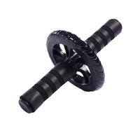DINHEAROM Ab Roller Wheel Steel Tube PVC Material Non-slip Handles for Home Gym Workout Equipment Strengthen Core Shoulders Arms Legs Fitness Training