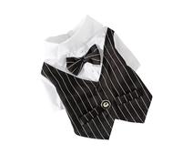 DINHEAROM Adorable Clothes for Dog Pet Cat Coat Pet Suit Costume Dress Easy to Put on Does Not Influence Dog's Walking Or Running Polyester Fashion Timeless Pattern Elegant Carnival Wedding