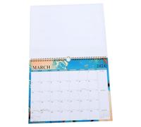 DINHEAROM Appointment Hanging Calendar Holiday Wall Calendar January 2024 to June 2025 Paper Unique Creative Beautiful Design Hanging Hole Convenient to Use for Home and Office