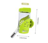 DINHEAROM Automatic Hanging Pet Water Dispenser Height Nozzle for Small Dogs and Cats Keeps Water Fresh and Fur Dry