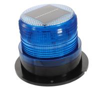DINHEAROM Blue Solar Car Roof Strobe Warning Light for Truck