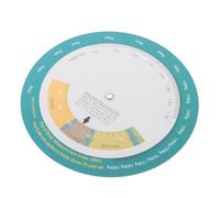 DINHEAROM Bmi Quick Look Wheel Wall Mount Chart for Male and Female Hanging Bmi Measurement Tool with Print Obesity Index Health Turntable for Fast Weight and Height Reference