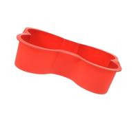 DINHEAROM Bone Shaped Silicone Cake Pan for Baking Romantic Occasions Red | Easy Release, Reusable and Easy Cleaning, Specialty Novelty Mould for Cake Baking, Red Silicone Design