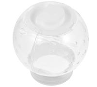 DINHEAROM Breathable Pet Helmet for Cats and Kittens, 16Cm Diameter Protective Anti-Bite Grooming Hood, Lightweight Round Space Helmet for Surgery and Daily Use