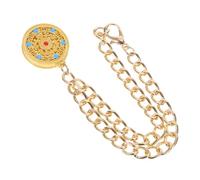 DINHEAROM Cat Collars Luck Pet Necklace Longevity Lock Pendant Stylish Metal Collar for Cats Dogs Accessory for Chinese Year Celebrations