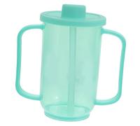 DINHEAROM Choking-Proof Drinking Cup for Elderly Adults with Spill-Proof Lid and Anti-Choke Spout, 500ml Liquid Diet Cup for Bedridden and Disabled Patients