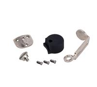 DINHEAROM Clarinet Alleviate Metal Black Thumb Finger Rest with Screws and Plastic Clarinet Parts to Maintain Correct Finger Position Fatigue for Woodwind Instrument Players